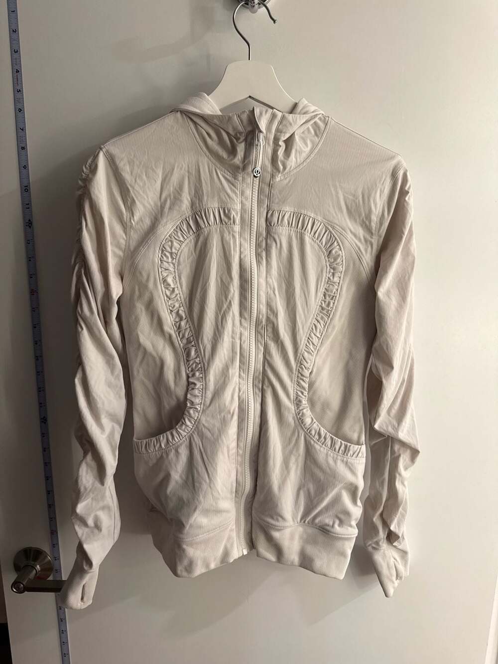 Lululemon Define Jacket Ruched Detail White